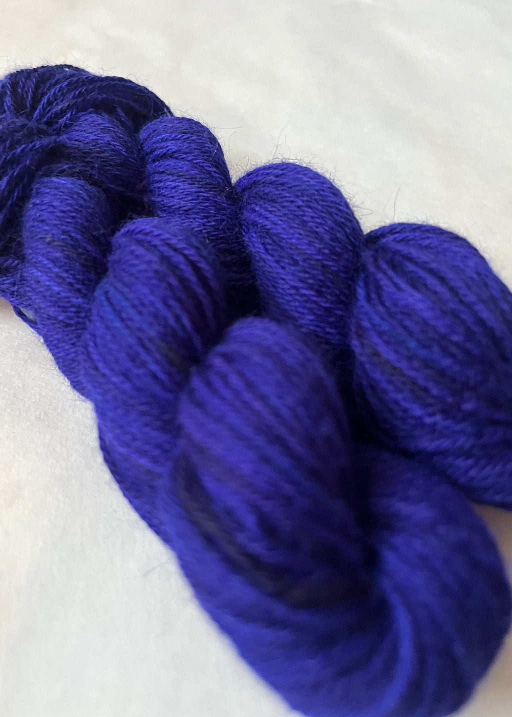 Hand-Dyed Yarn | Violet Hour | Multiple Bases | Deep Violet Tonal | Fingering & Lace Weight