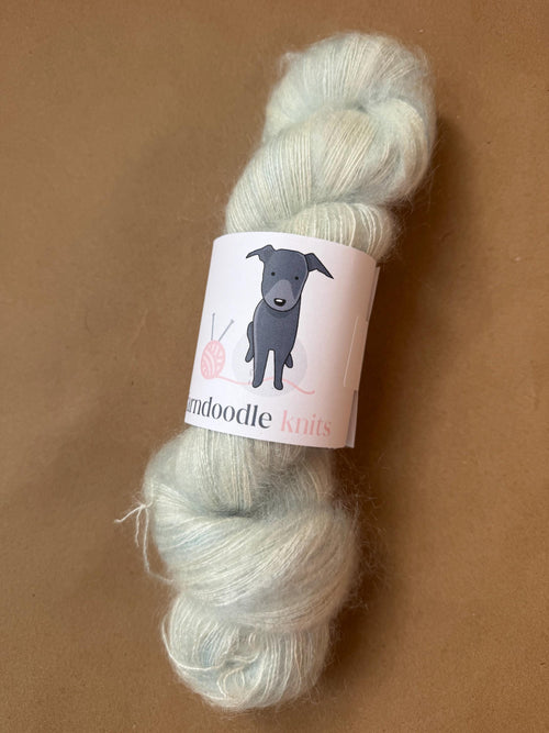 Hand-Dyed Yarn | Cumulus | Multiple Bases & Weights | Pastel Blue Tonal | Knitting & Crochet