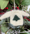 Mini Knit Sweater Ornament — Hand-Knit Christmas Tree Design